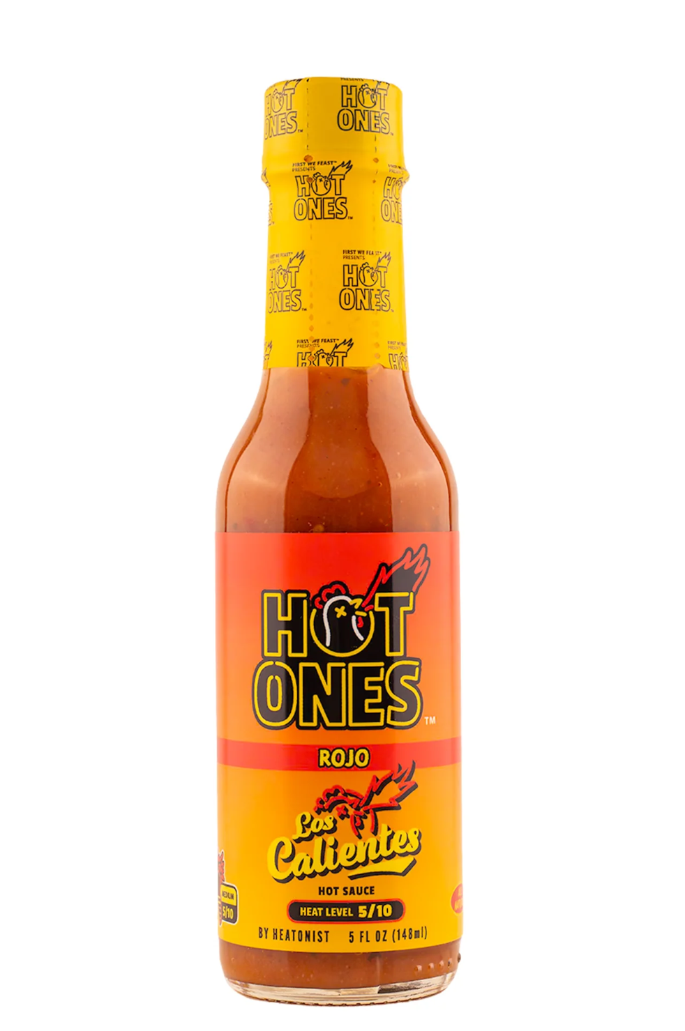 Hot Ones Los Calientes Rojo Hot Sauce - Applewood Smoked Jalapeno & Habanero